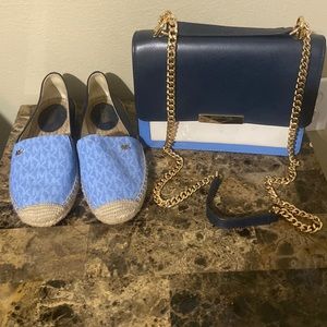 Shoes with matching purse